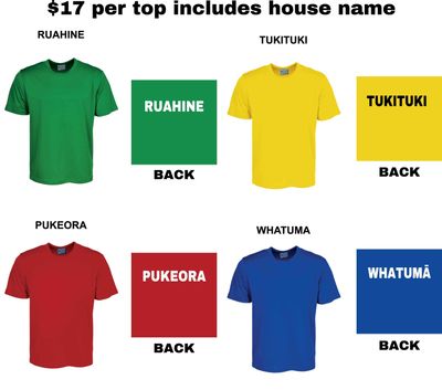 Sports House T-shirt - Waipukurau School