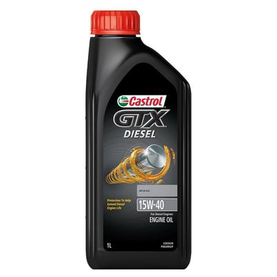 Castrol GTX Diesel 15W40 Oil - 1L