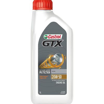 Castrol GTX 20W50 Oil - 1L