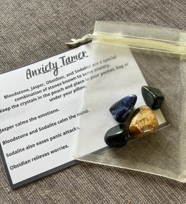 Anxiety Tamer - Tumbled Crystal Set