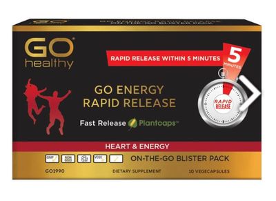 Go Energy Rapid Release Capsules 10&#039;s