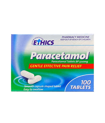 Ethics Paracetamol 500mg 100 Caplets