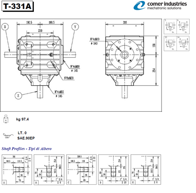 T-331A Series Gearboxes