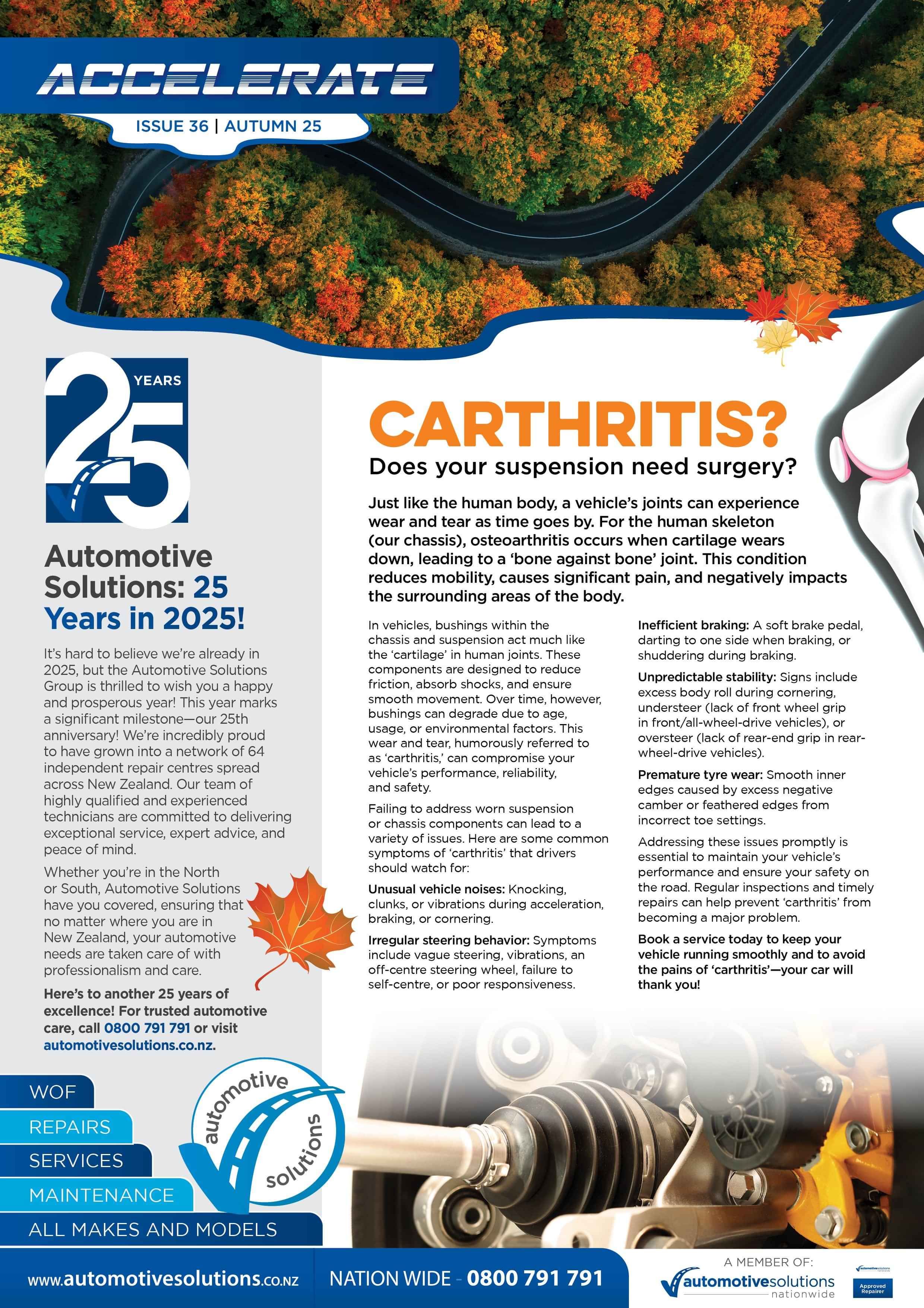 Mechanics New Zealand. Automotive Solutions Winter 2021 Newsletter