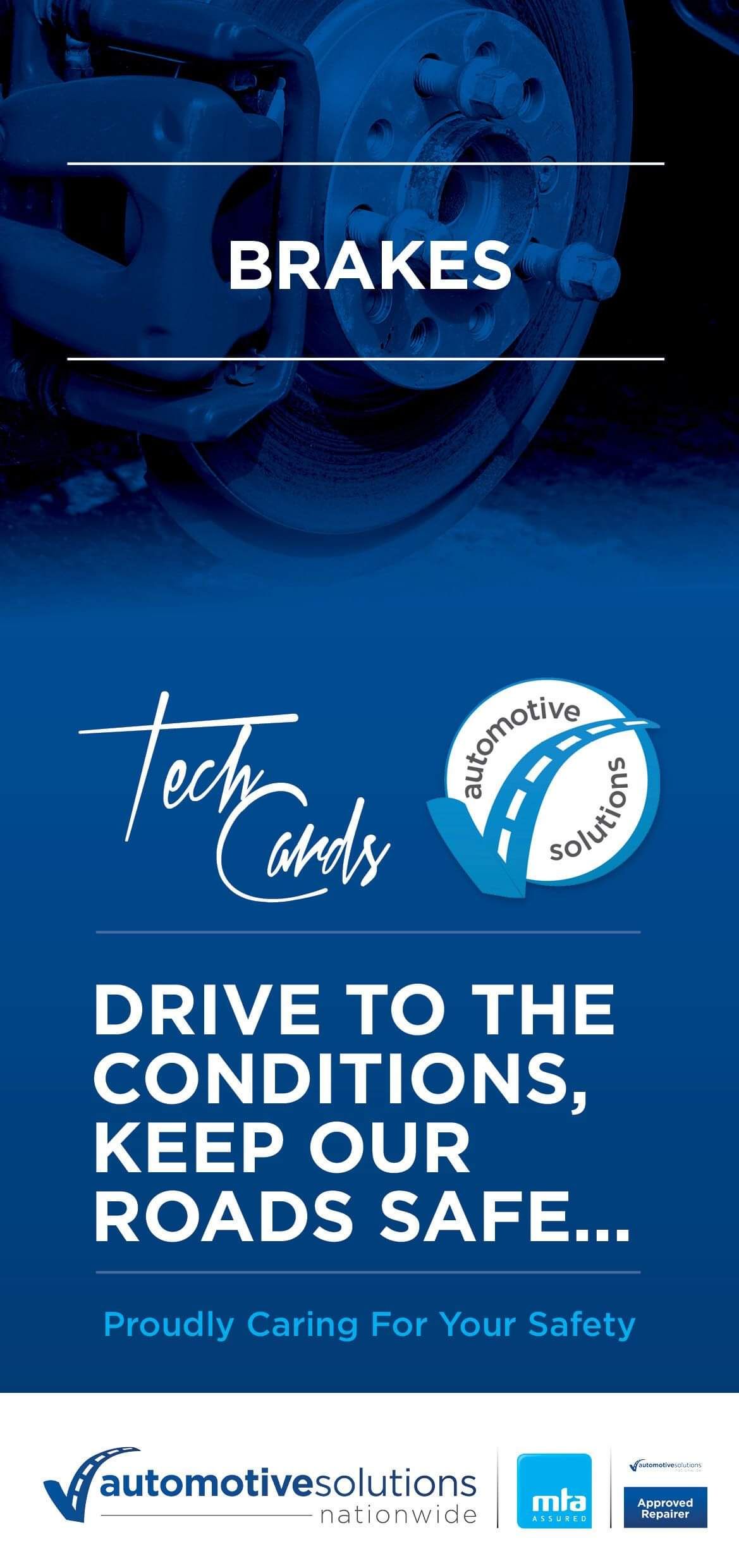 Automotive Solutions Brakes Information Card