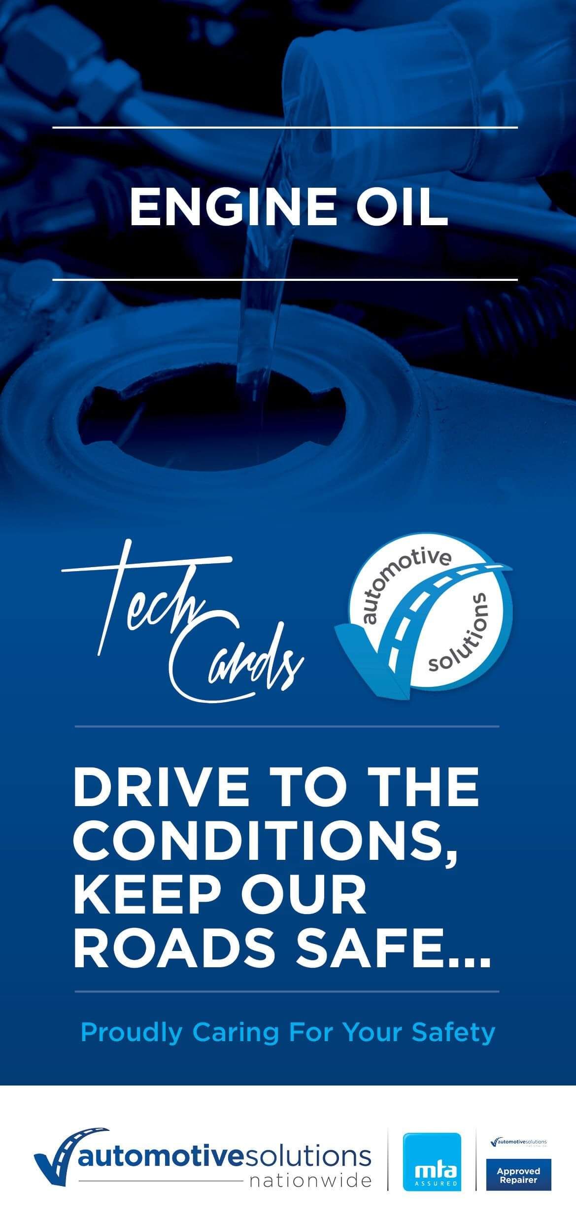 Automotive Solutions Engine Oil Information Card