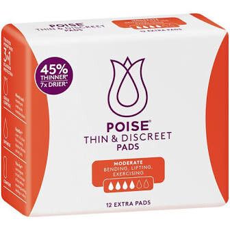 Poise Thin &amp; Discreet Extra Pads