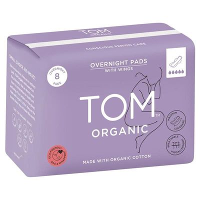 TOM Organic Overnight Pads