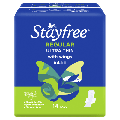 Stayfree UT Regular Pads with Wings