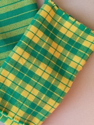 Leven Scarf - Yellow/Green