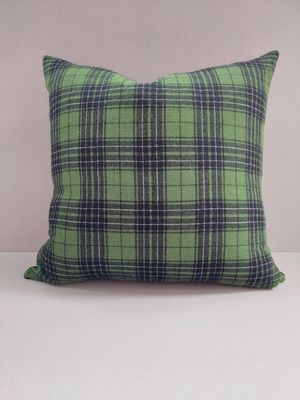 Green tartan 2025 cushion covers