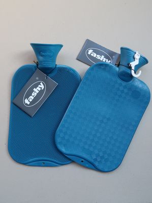 FASHY single rib hot water bottles - assorted colours