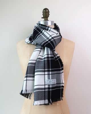 BEAL #1 - black + white plaid