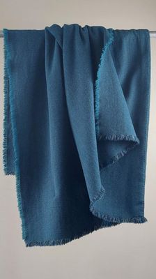 Teviot throw - teal