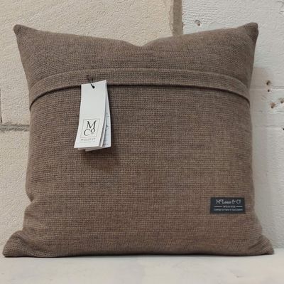 Fawn tweed with vintage Italian wool backing