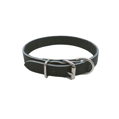 Dog Collar - Leather Drovers - No Chain