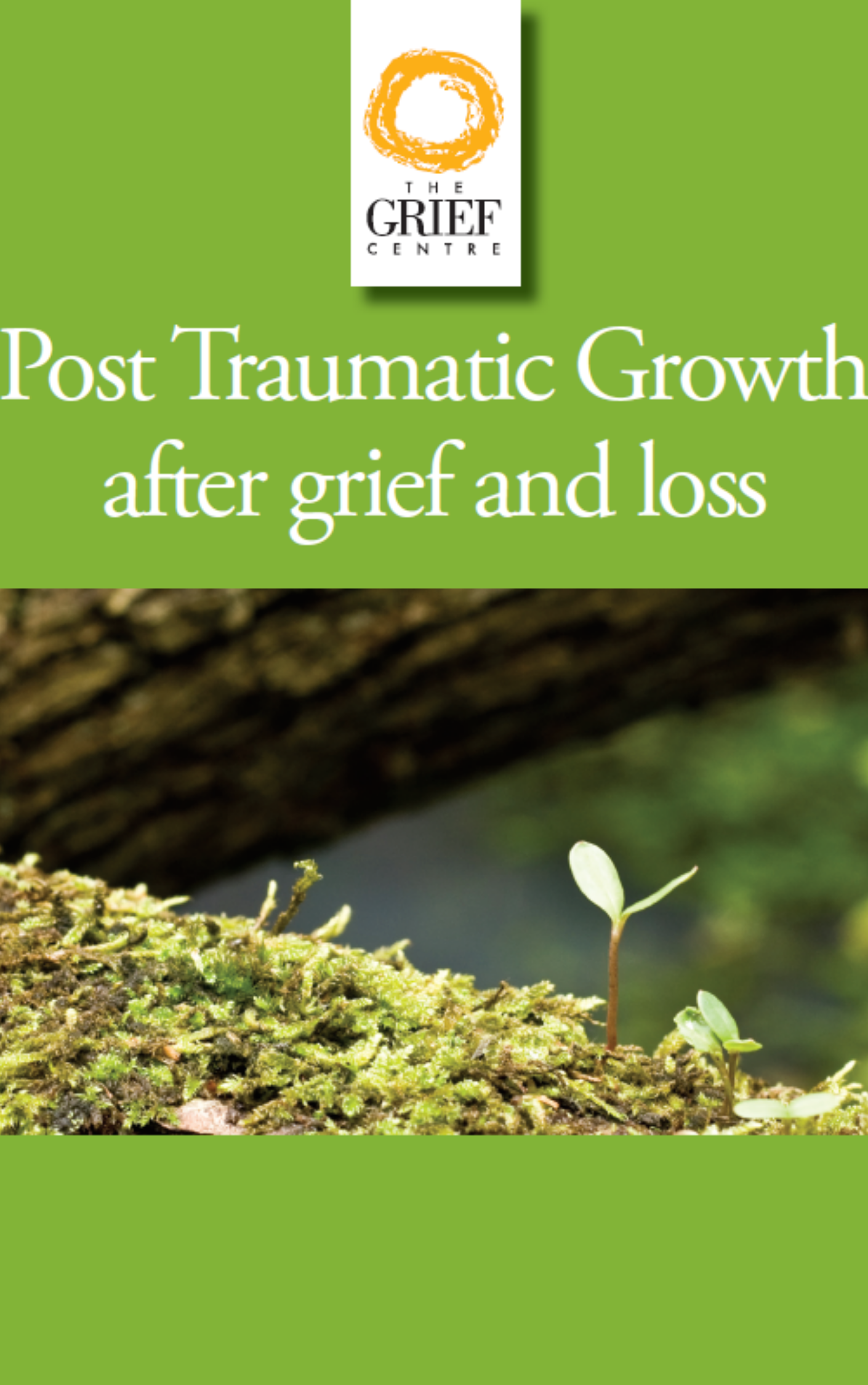 Post Traumatic Growth After Grief and Loss Booklet