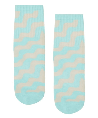 Grip Socks - Aqua Wave