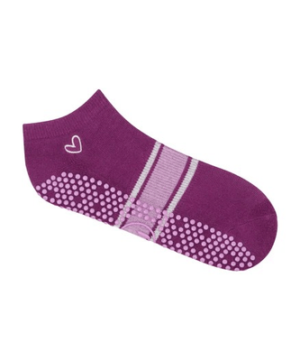 Grip Socks - Dahlia Stripes