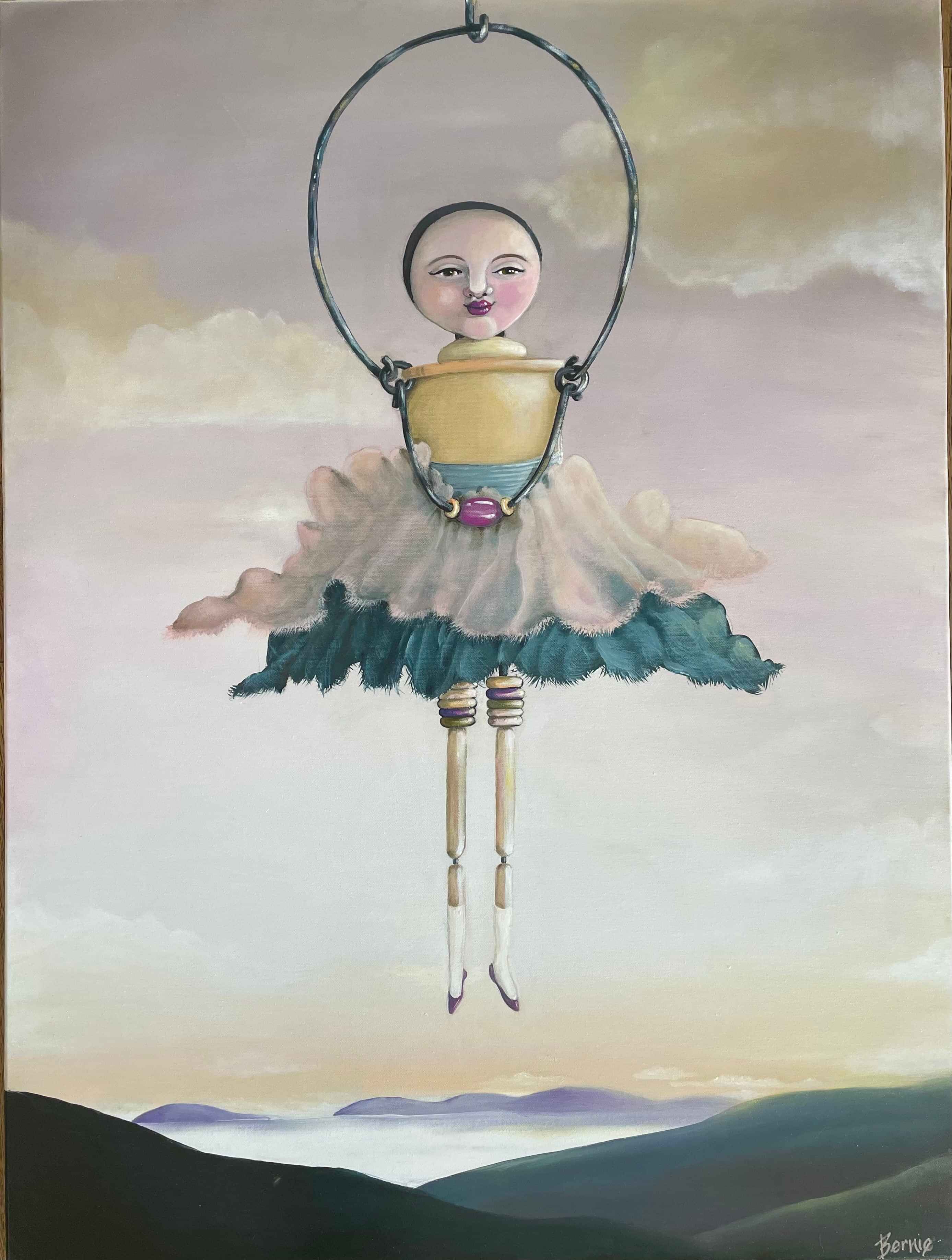 Cotton Reel Doll #5 All Dressed Up 