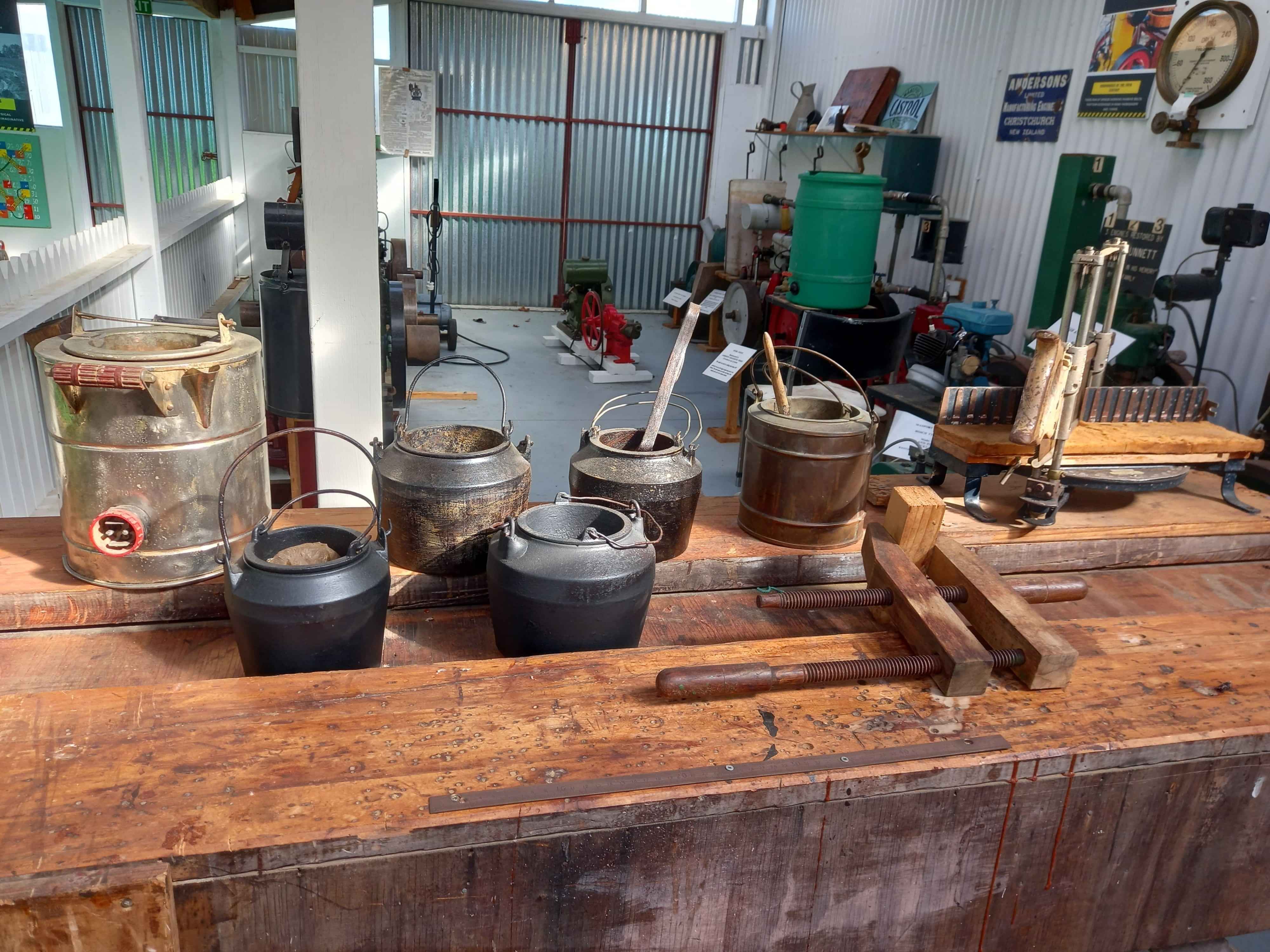 New machine board in machinery park