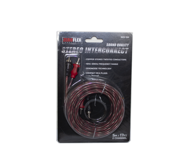 Zeroflex Stereo RCA 5Meter Cable