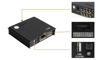 Rainbow EL-AP300D (NEO) 8 Channel DSP with 4 Channel Amplifier