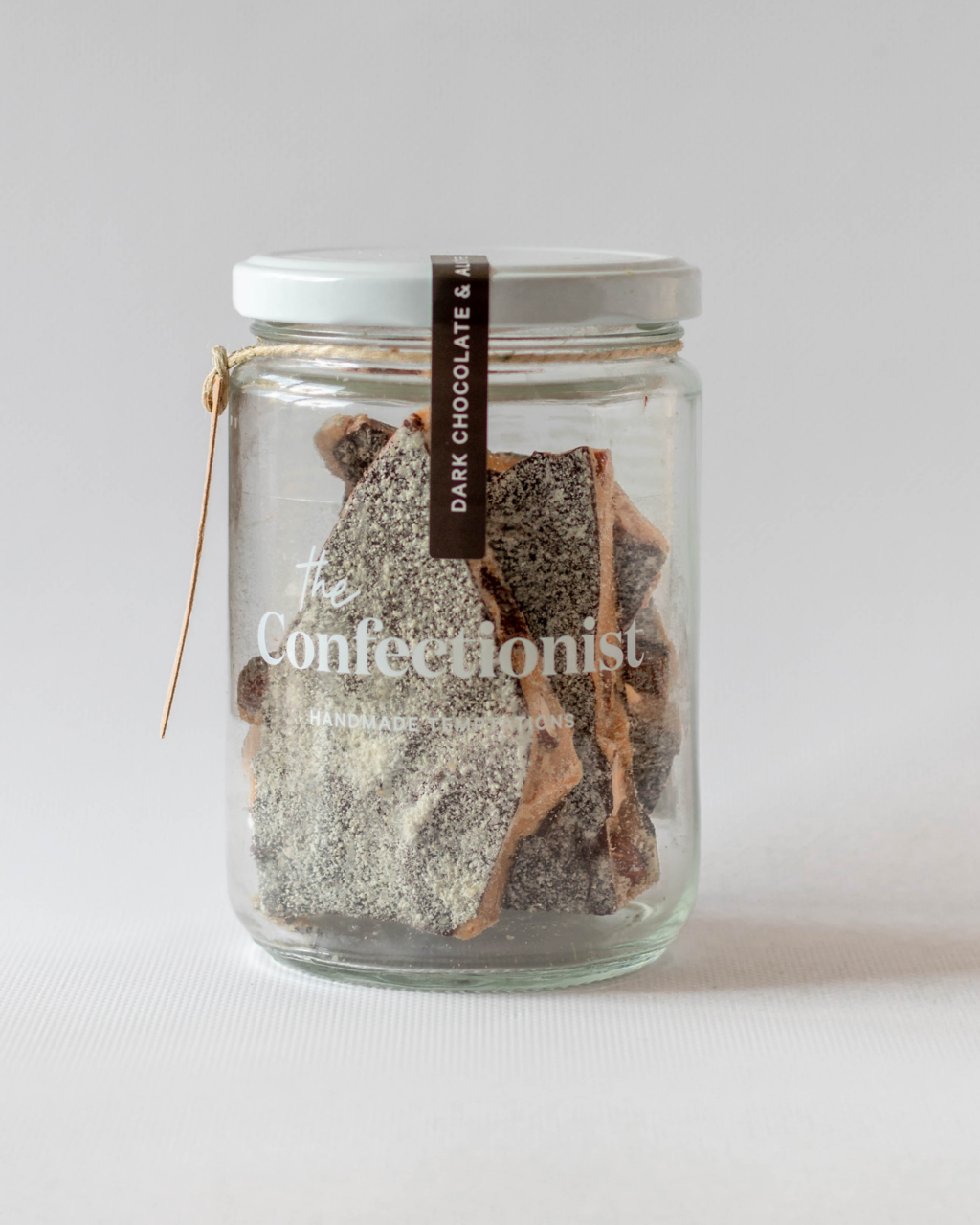Dark Chocolate &amp; Almond Toffee (large jar)