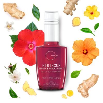 Fruit Tea Infusion: Hibiscus Ginger &amp; Manuka Honey 250mL