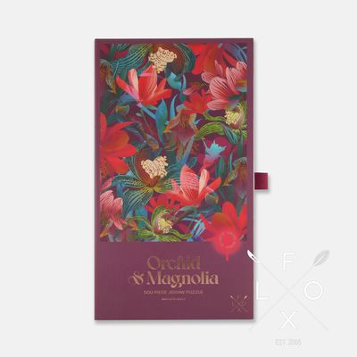 Orchid &amp; Magnolia 500 Piece Puzzle by Flox