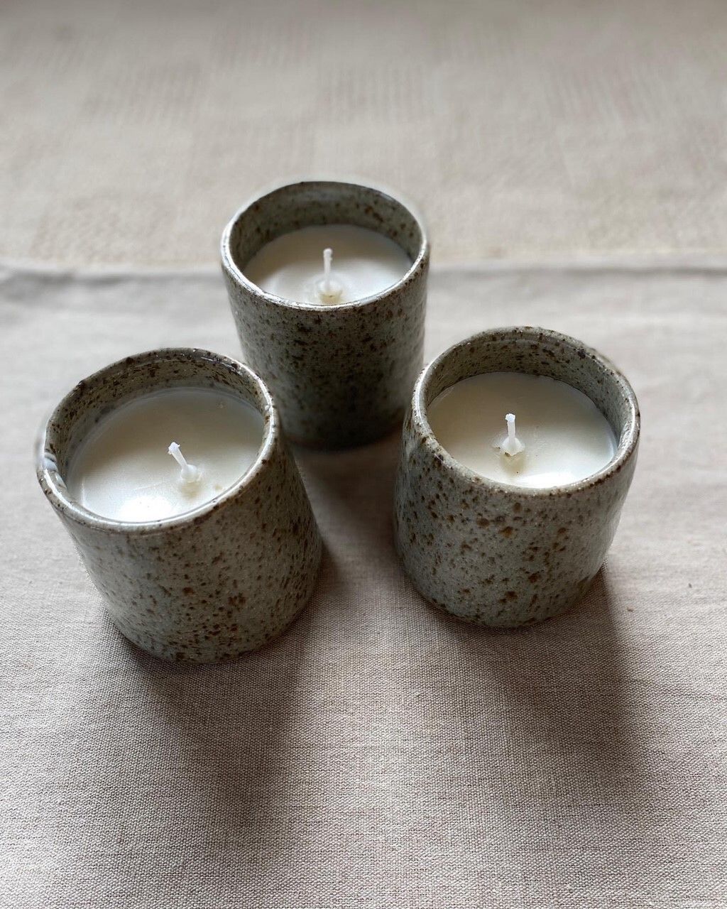 Ceramic Soy Candle/Tumbler - Sand
