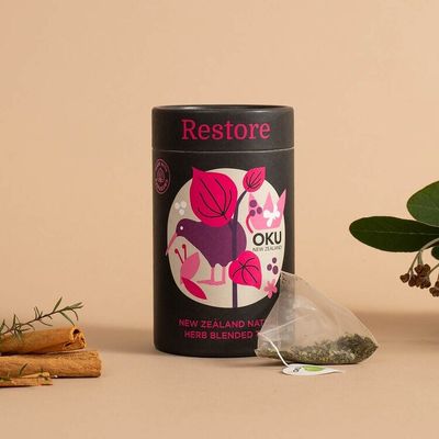 Restore Tea Bags in Reusable/Recyclable Tube