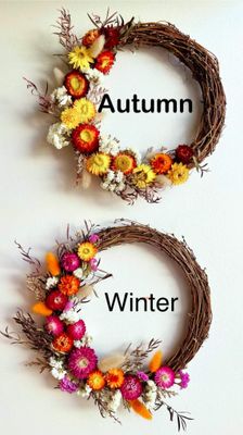 Dried Flower/Foliage Wreath Workshop - Sunday 16 August 2026