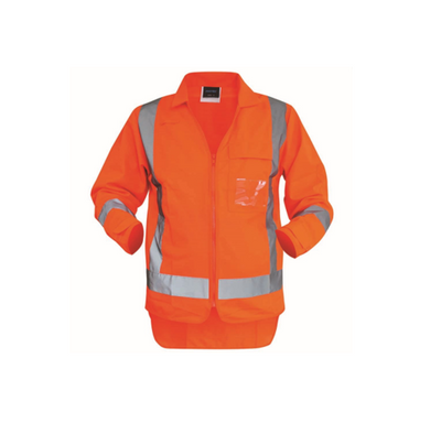 Vest TTMC-W17 Polyester Long Sleeve Orange