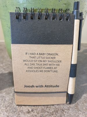 Notebook &amp; Pen - Baby Dragon