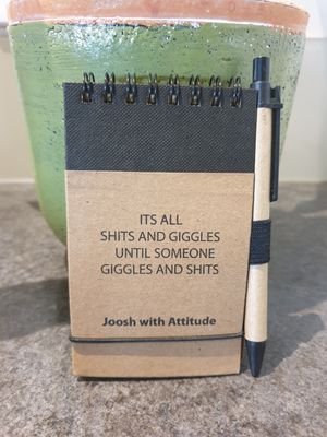 Notebook &amp; Pen - Shits &amp; Giggles