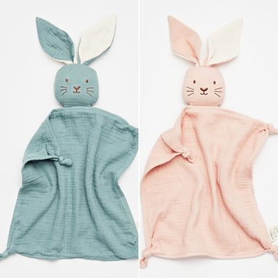 Organic Muslin Bunny Lovey