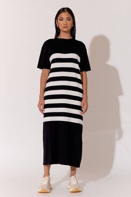 Laney Cotton Cashmere Stripe Dress