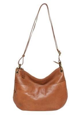Isolde Leather Handbag - Tobacco