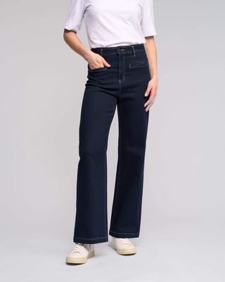 Peace Wide leg Jean - Ink Denim