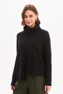 Roll Hem Pocket Knit
