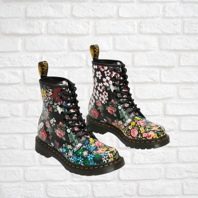 Dr Martens 1460 Floral Mash up Boots