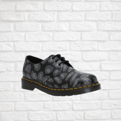 Dr Martens 1461 Distorted Leopard Shoes