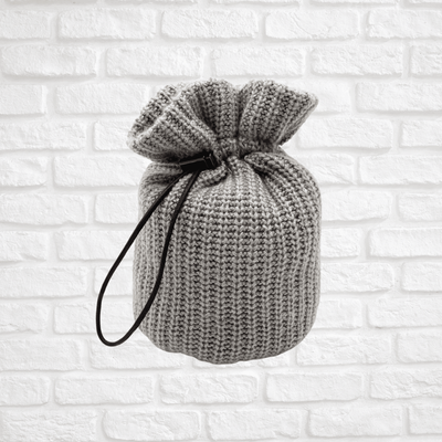 Brunello Cucinelli Drawstring Knit Pouch