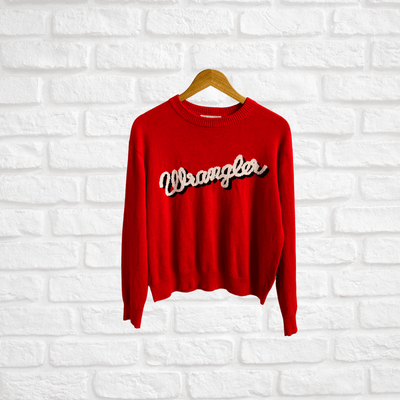 Wrangler Red Sweater