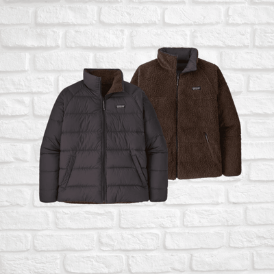 Patagonia Reversible Silent Down Fleece Jacket