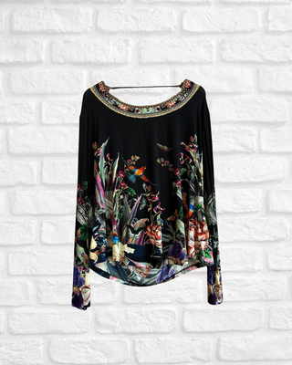 Camilla Cowl Back Tee