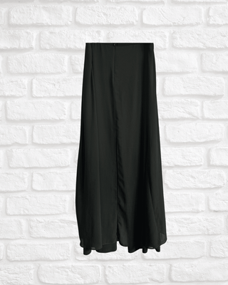 Frank Lyman Black Chiffon Wide Leg Pants