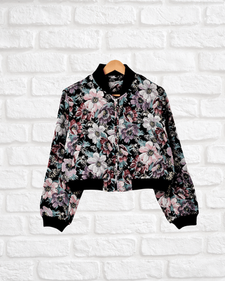 Meridian Floral Bomber Jacket