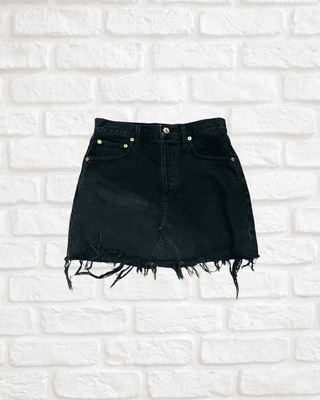 Agolde Distressed Mini Skirt